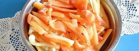 лечо из болгарского перца с томатной пастой. Шаг 9