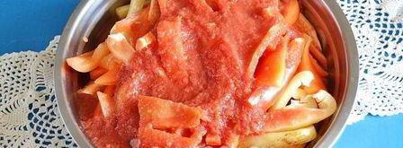 лечо из болгарского перца с томатной пастой. Шаг 11