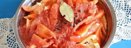 лечо из болгарского перца с томатной пастой. Шаг 12