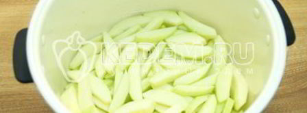 лечо из кабачков в мультиварке. Шаг 3