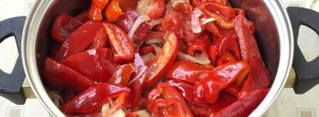 лечо из перца на зиму. Шаг 8
