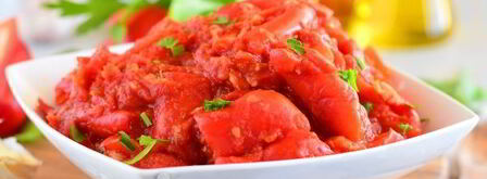 лечо из помидоров и перца с чесноком. Шаг 14