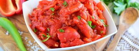 лечо из помидоров и перца с чесноком. Шаг 13