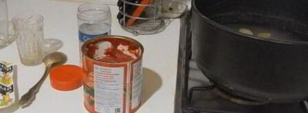 лечо на зиму с томатной пастой. Шаг 4