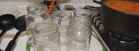 лечо на зиму с томатной пастой. Шаг 6