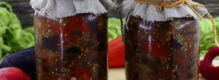 лечо с баклажанами, помидорами и перцем. Шаг 15