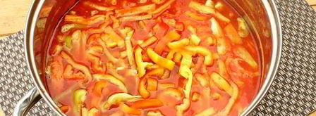 лечо с помидорами, перцем и морковью. Шаг 9