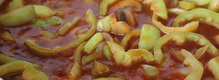 лечо с шампиньонами. Шаг 7