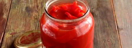 лечо с томатным соком. Шаг 11