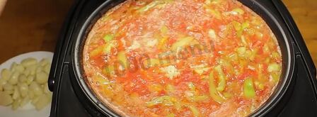 лечо в мультиварке на зиму из помидор и моркови. Шаг 10