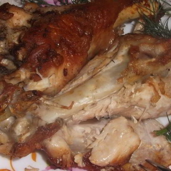 Рецепт плеча индейки жареное