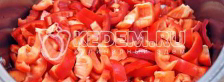 сладкое лечо. Шаг 4