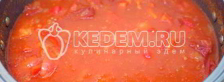 сладкое лечо. Шаг 9