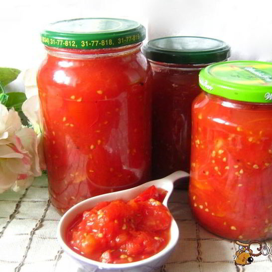 Рецепт ленивой томатной заготовки