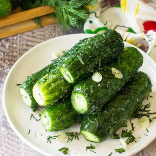 Рецепт быстрых маринованных огурцов без закатки