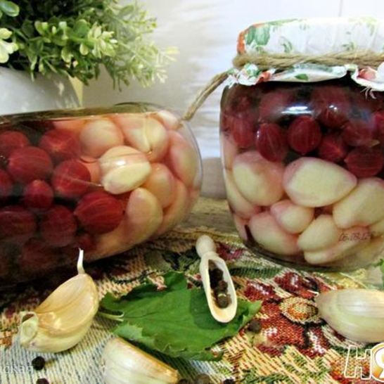 Рецепт чеснока маринованного с крыжовником