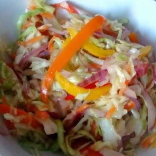 Капуста маринованная с болгарским перцем