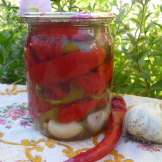 Рецепт маринованного горького перца