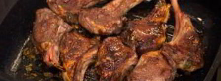 маринованные бараньи ребрышки, жаренные на гриле. Шаг 10