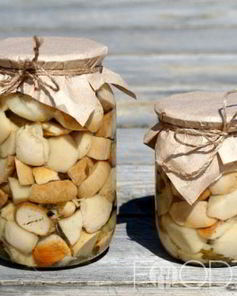 Маринованные белые грибы