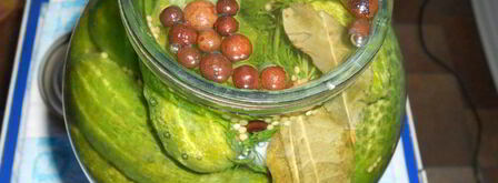 маринованные огурцы с семенами горчицы. Шаг 5