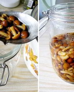 Маринованные опята без закатки