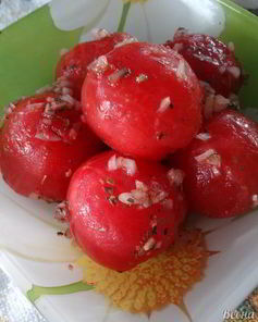 Маринованные помидоры за 30 минут