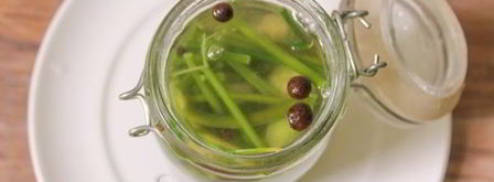 маринованные стрелки чеснока. Шаг 10