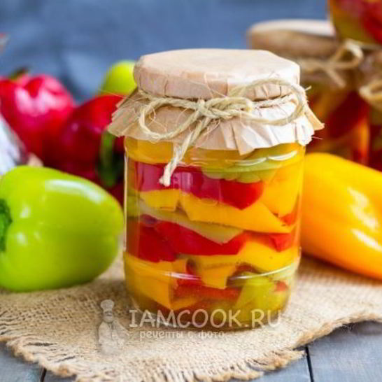 Рецепт перца маринованного в масле