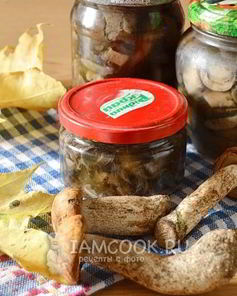 Подосиновики маринованные на зиму без стерилизации