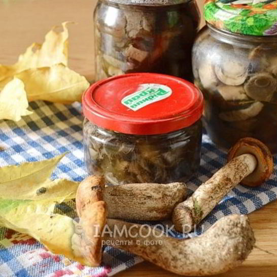 Рецепт подосиновиков маринованных на зиму без стерилизации