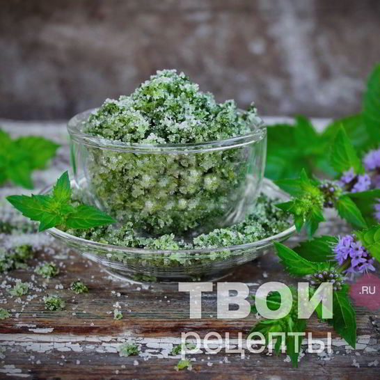 Рецепт мятного сахара на зиму