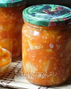Патиссоны в томатной заливке на зиму