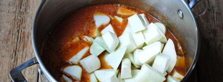 патиссоны в томатной заливке на зиму. Шаг 10