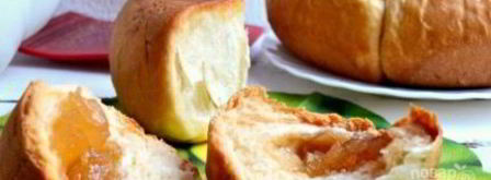 булочки с повидлом в мультиварке. Шаг 7