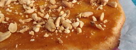 рулет с повидлом и арахисом. Шаг 11