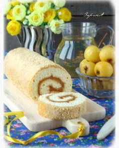 Рулет с яблочным повидлом