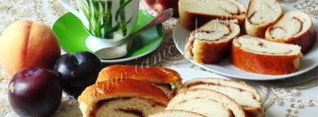 сдобный рулет с повидлом. Шаг 17