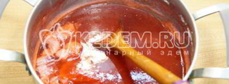 яблочное повидло с малиной. Шаг 9