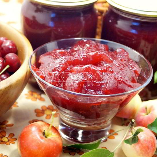 Рецепт яблочного повидла с вишней бабушкино
