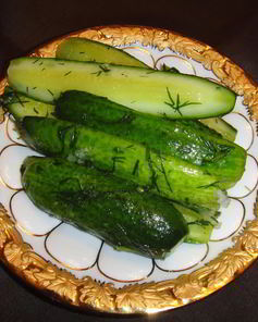 Малосольные огурчики за 15 минут