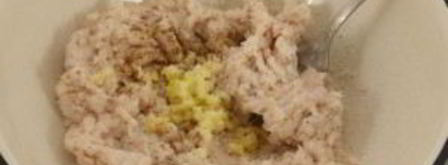 сало через мясорубку с чесноком. Шаг 4