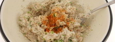 сало, перекрученное с чесноком. Шаг 6