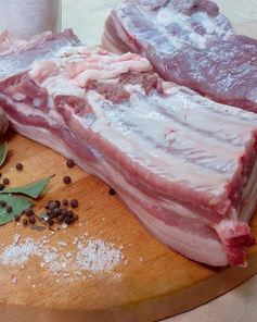 Сало в горячем рассоле