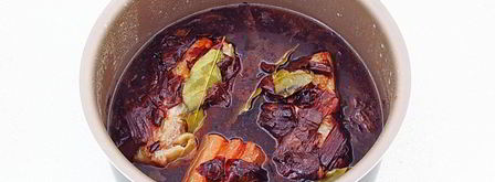 сало в луковой шелухе в мультиварке. Шаг 9