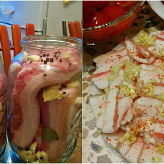 Рецепт сала в тузлуке