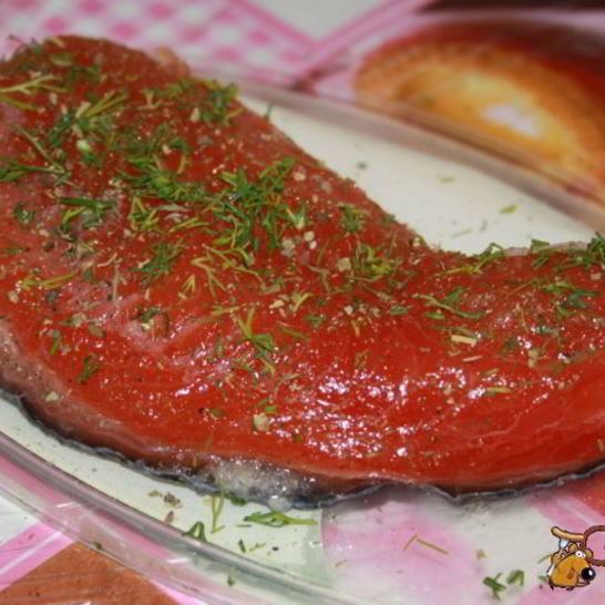 Рецепт слабосоленой форели с приправами