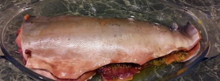 соленая горбуша на водке. Шаг 8