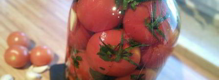 соленые помидоры зимой. Шаг 5