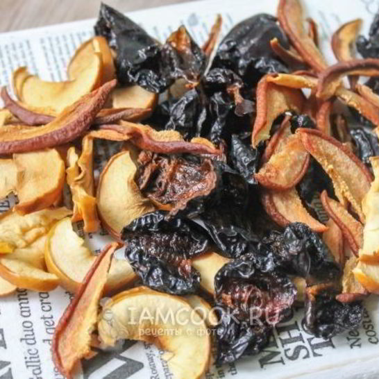 Рецепт сухофруктов из яблок, груш и слив